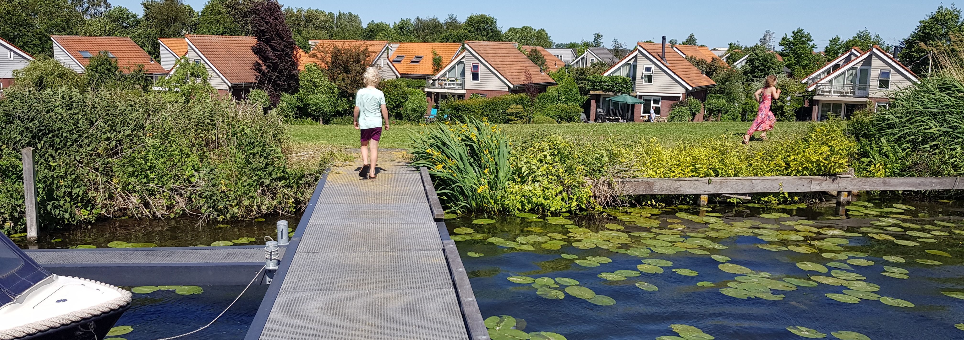 Genieten aan het water